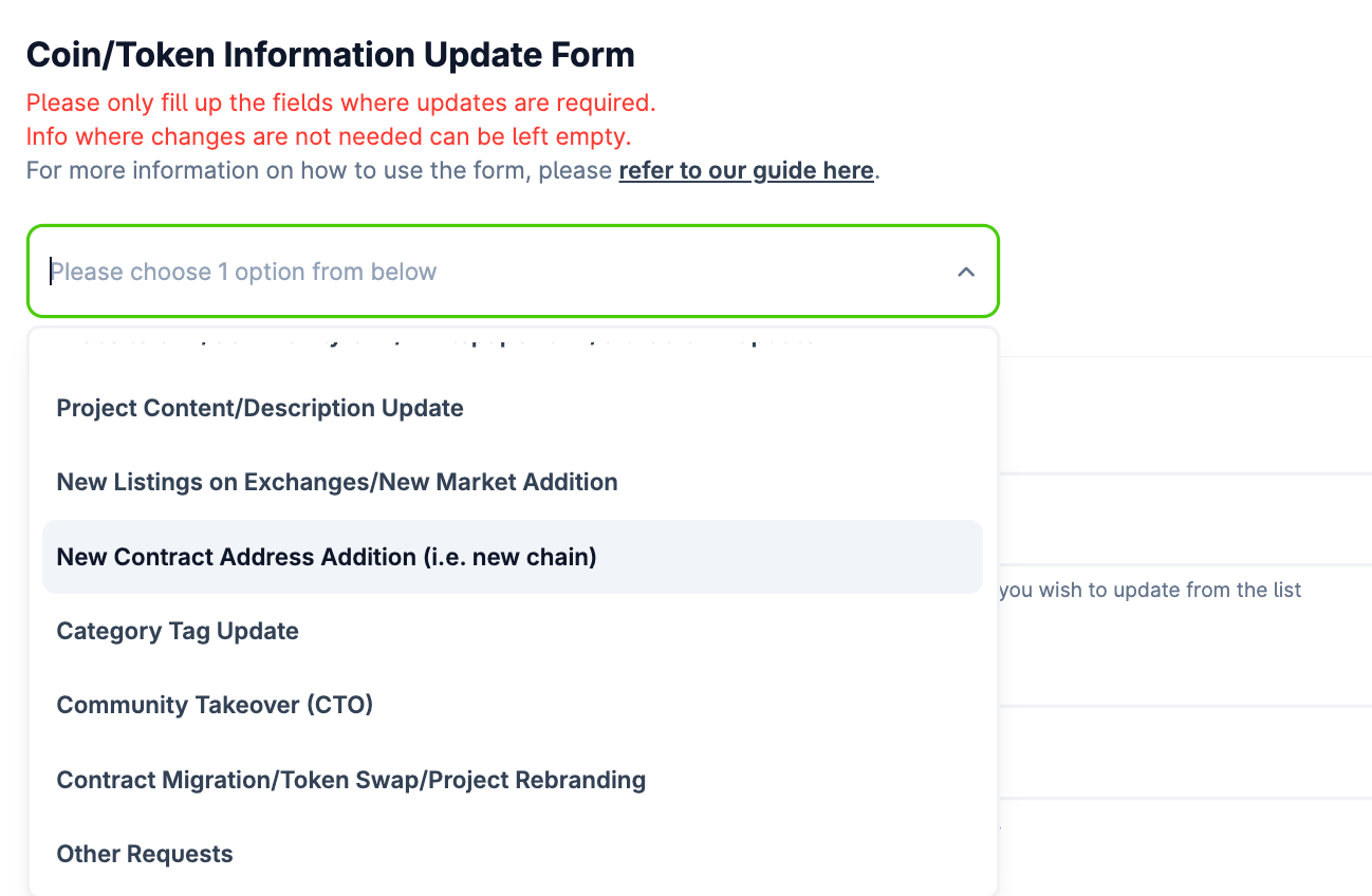 Categories/Tags Methodology – CoinGecko
