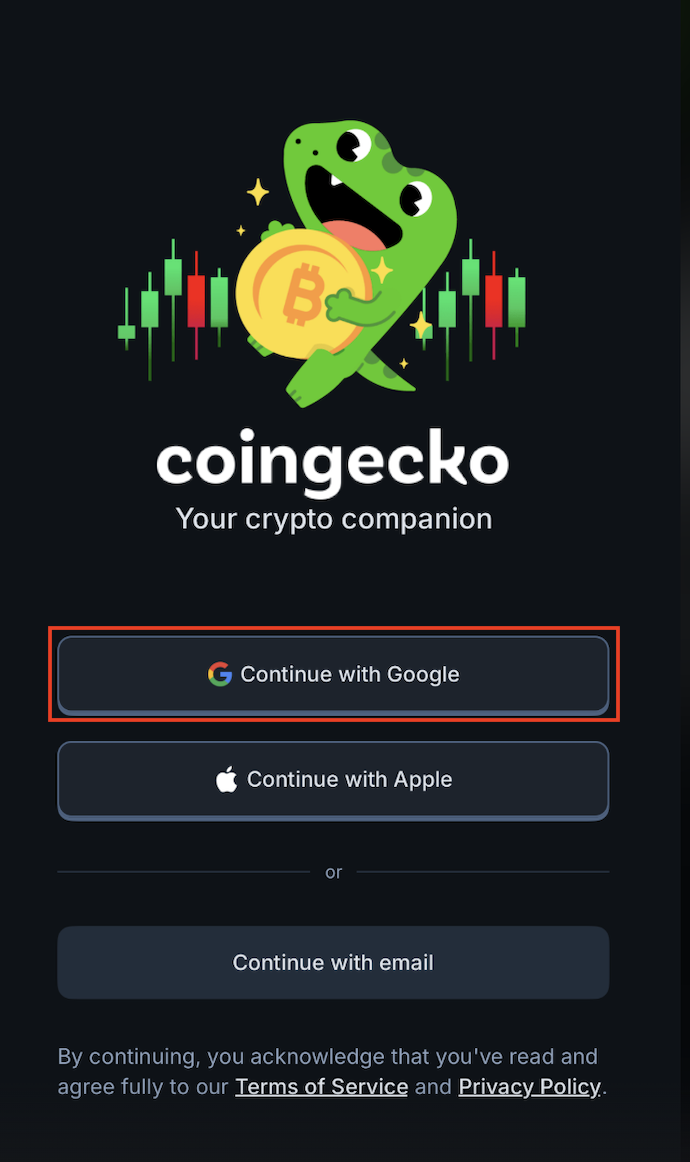 New changes to how you access your CoinGecko account – CoinGecko
