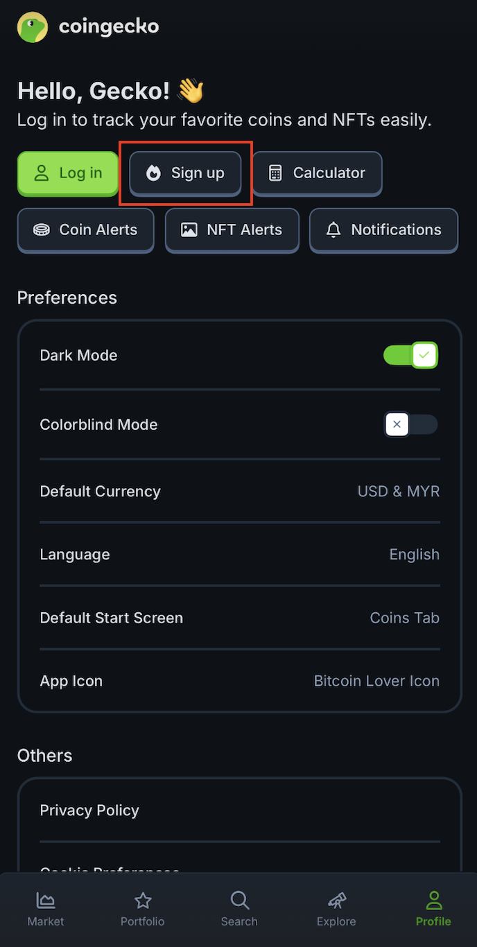 New changes to how you access your CoinGecko account – CoinGecko